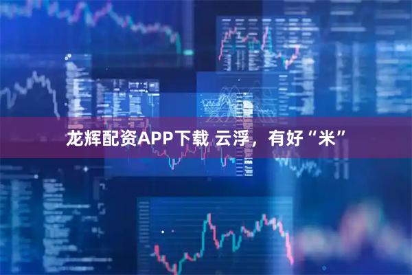 龙辉配资APP下载 云浮，有好“米”